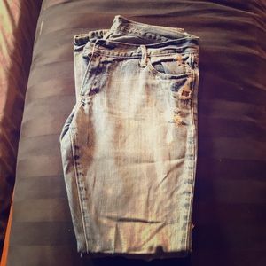Abercrombie & Fitch destroyed jeans